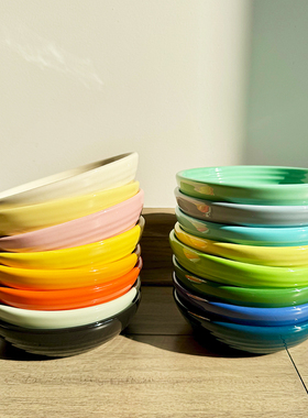 bauer pottery浆果碗美国进口bp浆果碗宠物釉色全玻璃无铅瓷器