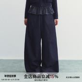 女休闲风高腰大阔腿垂感长裤 SPEAR 必buy 原牛牛仔裤 YOUTH 经典