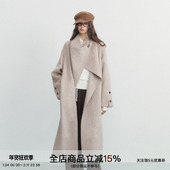 奥本海默 SPEAR YOUTH 50%羊毛双面呢外套通勤简约宽松羊绒大衣