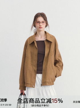 SPEAR YOUTH“皆有回甘”复古麂皮夹克外套翻领宽松休闲上衣外套