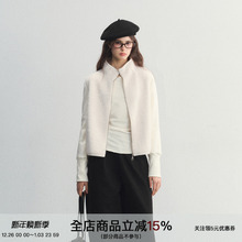 SPEAR YOUTH“milan腰果花”小立领腰果花皮毛一体拼接短款外套