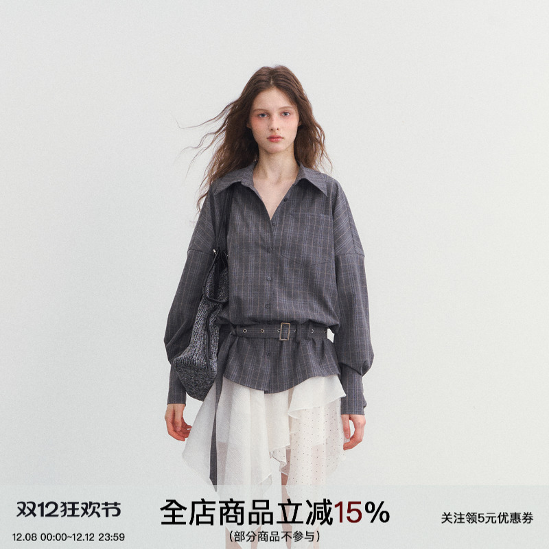 SPEARYOUTH情绪独白收腰衬衫