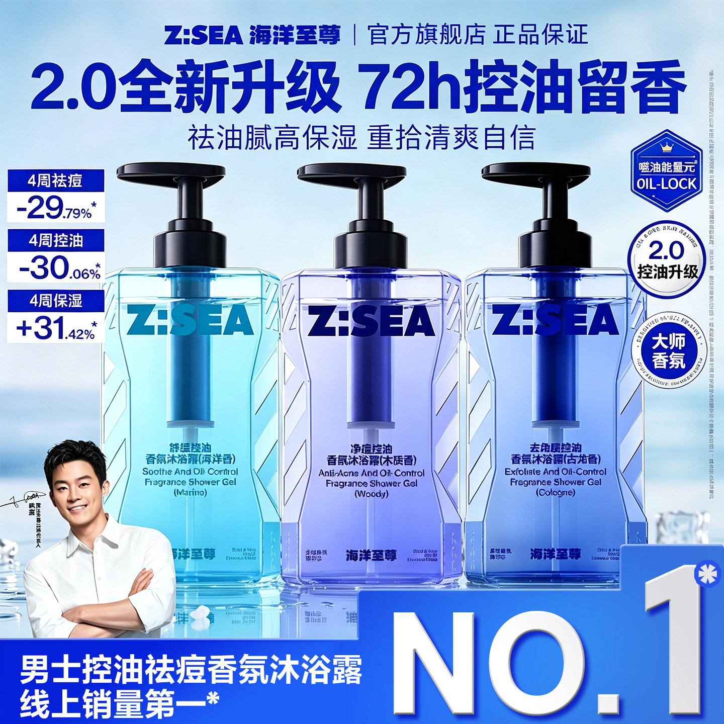 欧豪同款|男士沐浴露榜单TOPI