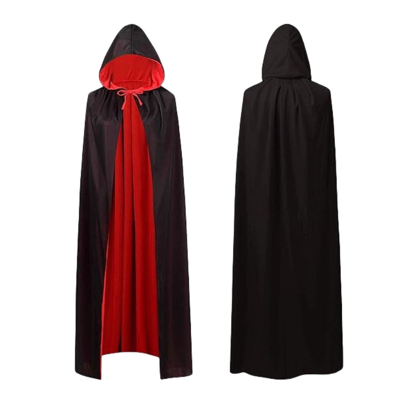Halloween Vampire Cape Red And Black Double-sided Stand Coll