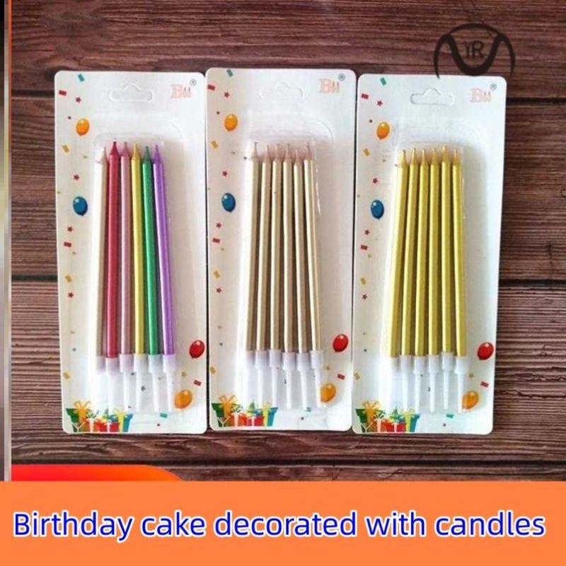 Exquisite birthday candle smokeless Birthday cake decoration