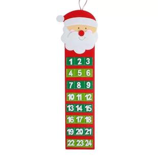 Christmas Advent Calendar Santa Wall Snowmen Door Wind Claus