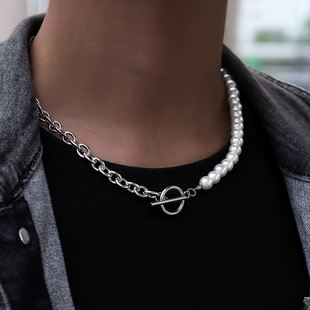 New Fashion Chunky Chain Necklace Men Classic Stainless Stee
