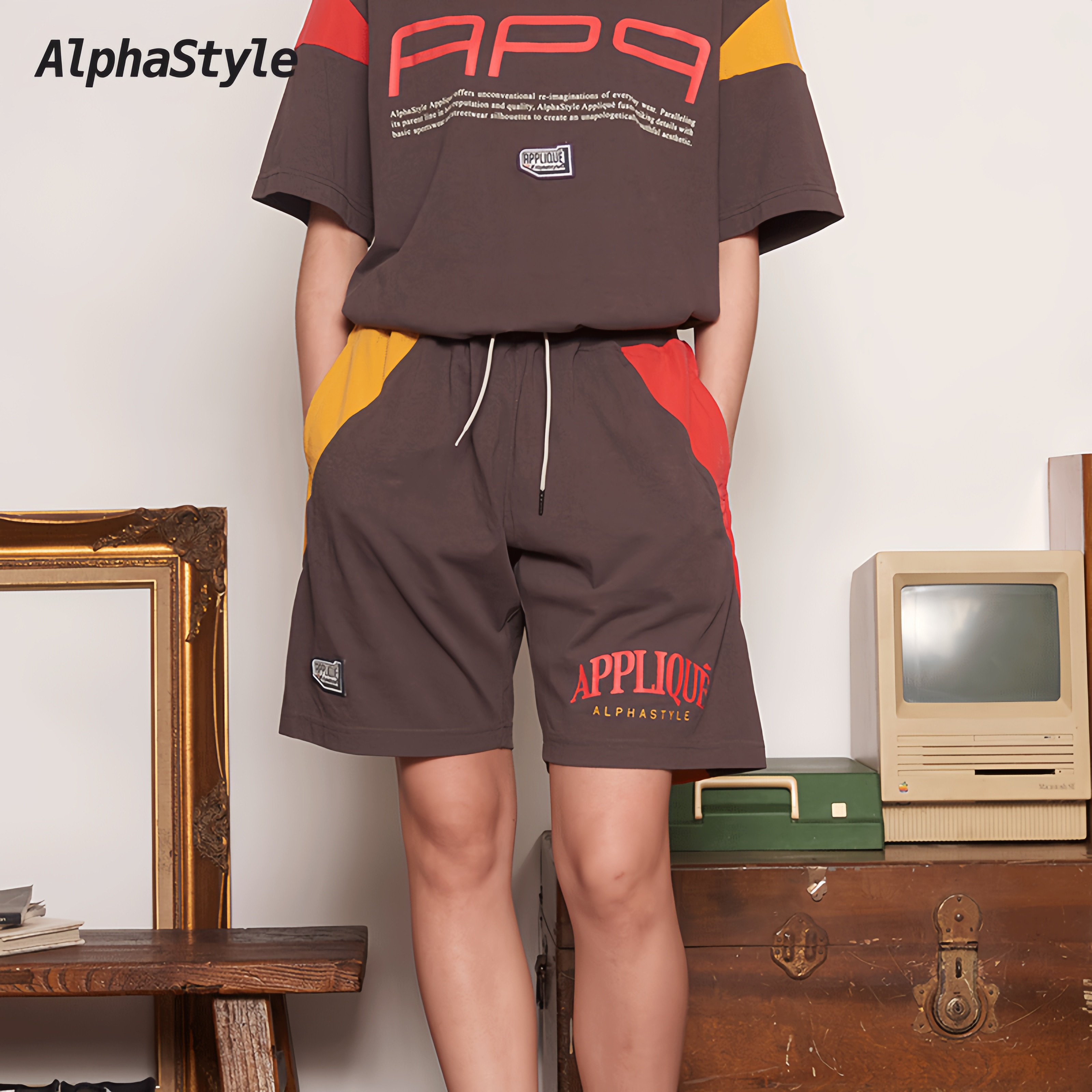 AlphaStyle夏Bruno训练短裤男女