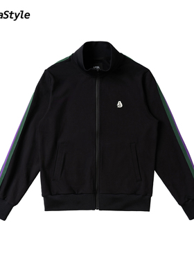AlphaStyle秋冬knott基础运动外套休闲时尚经典立领百搭美版宽松