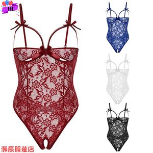Sexy lingerie lace hollow sling top性感内衣蕾丝镂空吊带上衣