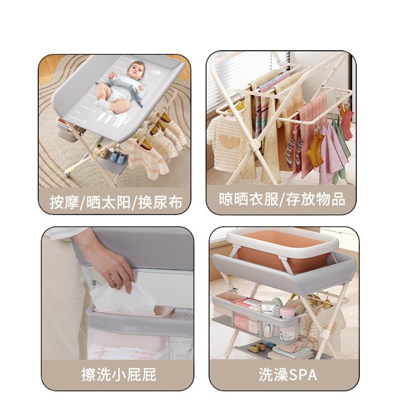 尿布台便携式多功能婴儿抚触换尿布台可折叠护理台一件包邮
