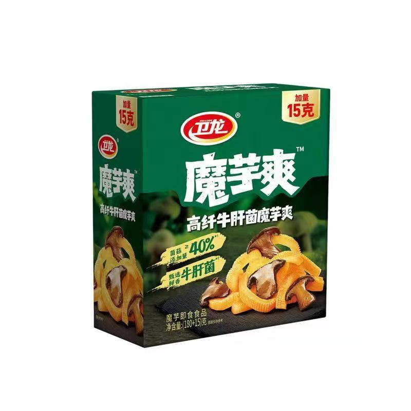山姆超市代购休闲零食卫龙高纤牛肝菌魔芋高膳食纤维