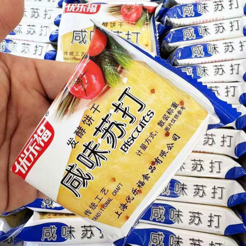 D优乐福咸味苏打饼干 干小包装咸味饼干 干苏打饼干 干发酵饼干