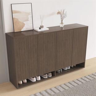 入户门加宽鞋柜简约家用门口走廊过道大容量收纳一体玄关鞋架定制