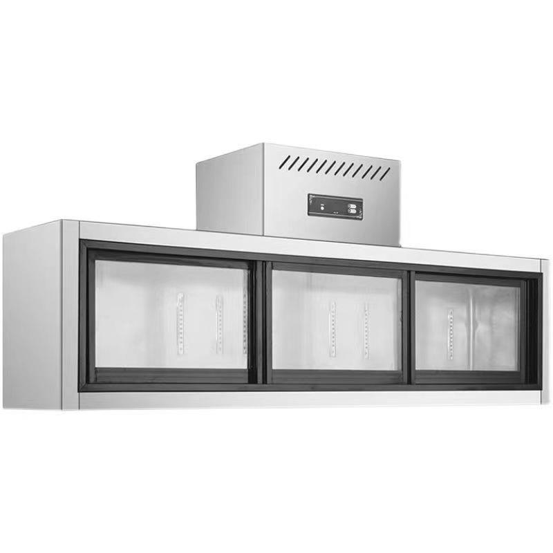 冷藏柜保鲜柜挂墙式冰箱展示柜商用厨房饭店悬挂式冰柜壁挂式吊柜