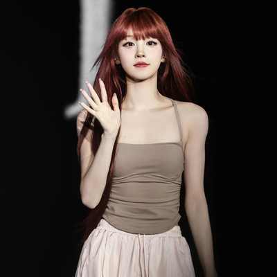 不规则吊带背心宽松休闲裤套装