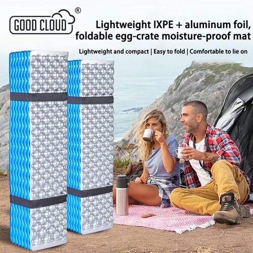 Aluminum Foil Egg Crate Sleeping Pad Thickened Insulated Cam