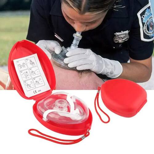 1Set Car Rescue CPR Mask Emergency First Aid Masks Resuscita
