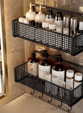 Bathroom Shelves Kitchen Wall Shelf Shower Storage Rack挂架