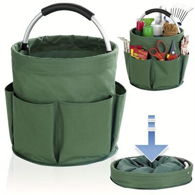 1pc 600D Oxford Cloth Bucket Tool Organizer Bag, Storage Bas