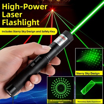 laser pen high power laser flashlight green light instructor