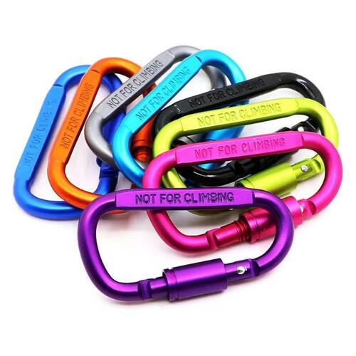 Outdoor Aluminium Alloy Sports Keychain High Quality Multi C