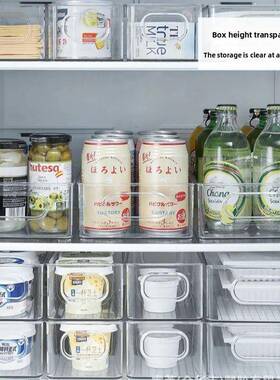 Refrigerator Organizer Stackable Fridge Food Storage Box wit