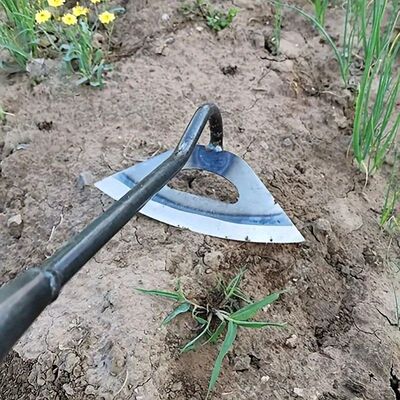 Premium All-Steel Hardened Hollow Hoe - Handheld Weeding Rak