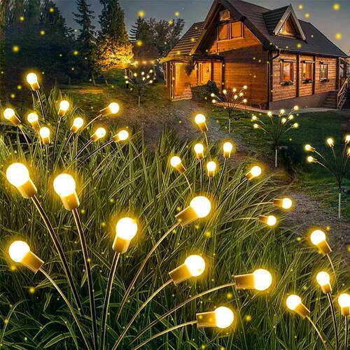 Garden Lights-New Upgraded Solar Powered Firefly Lights Outd