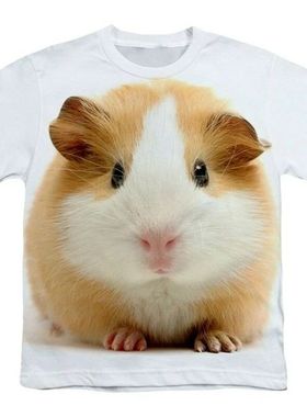 T-shirts Hamster Domesticated Guinea Pig 3D Print Summer T S
