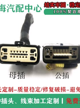 适用于雪弗兰乐风赛欧大灯插头福特蒙迪欧林肯MK倒车雷达线束插头