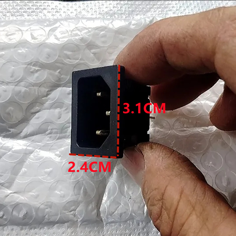 电饭锅电饭煲豆浆机配件插座 铁脚三孔品字电源座 无耳焊接插片座,厨房电器,电煲/电锅类配件,淘宝优惠券,粉丝福利购,淘宝优惠卷