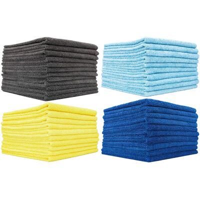 10PCS edgeless Microfiber Auto Cleaning Towels Multifunction
