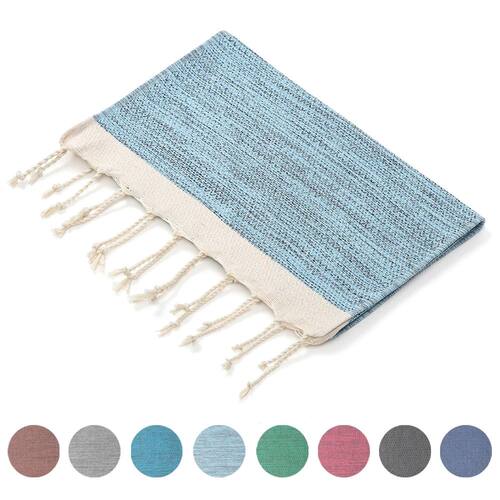 40x100cm Cotton Thickened Plain Turkish Tassel Diamond hand