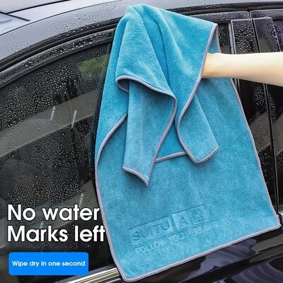 Thick and Absorbent Double-Sided Car Wash Towel for Gentle C