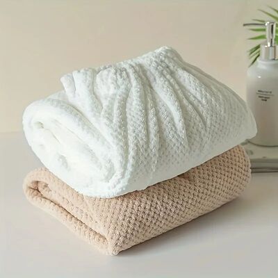 1/2Pcs Bath Wrap & Hair Towel Wrap Set - Microfiber Quick Dr