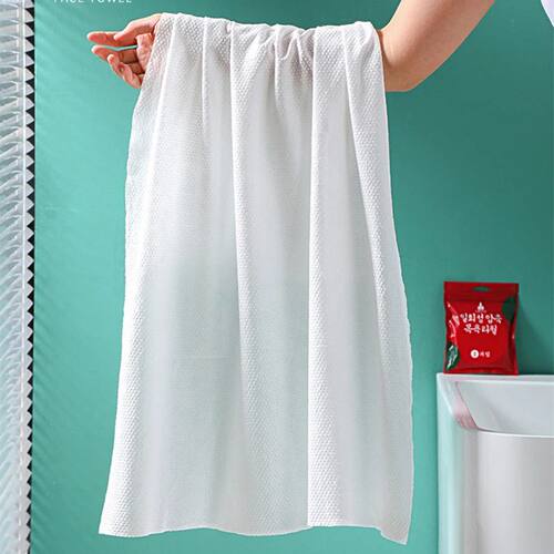 70x140cm Disposable Bath Towels Large Compressed Cotton Thic