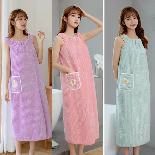 Bath Towel Household Women Wearable Wrap Adults Absorb Water