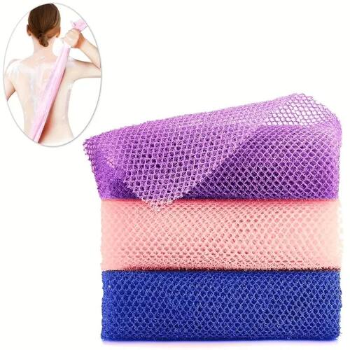 1/3 pcs African Mesh Sponge，Cleansing Exfoliating Towel for