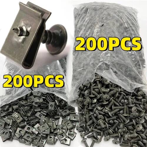 Self Tapping Screws Metal Fastener Clip for Car Motorcycle U
