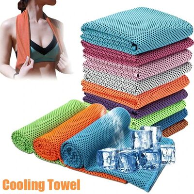 1pc Cooling Sports Towel, Sweat Absorbent & Quick Dry, Suita