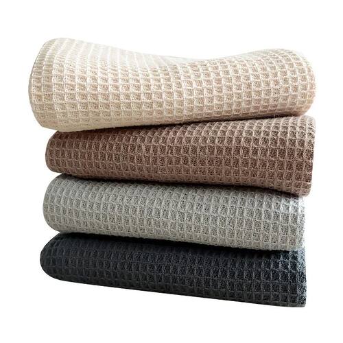 4pcs Waffle Dish Towels, Household Kitchen Plain Rags, Thick