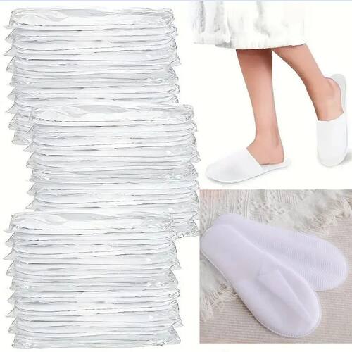 20/50Pcs Luxury Hotel and Spa Slippers - Non-Slip, Comfortab