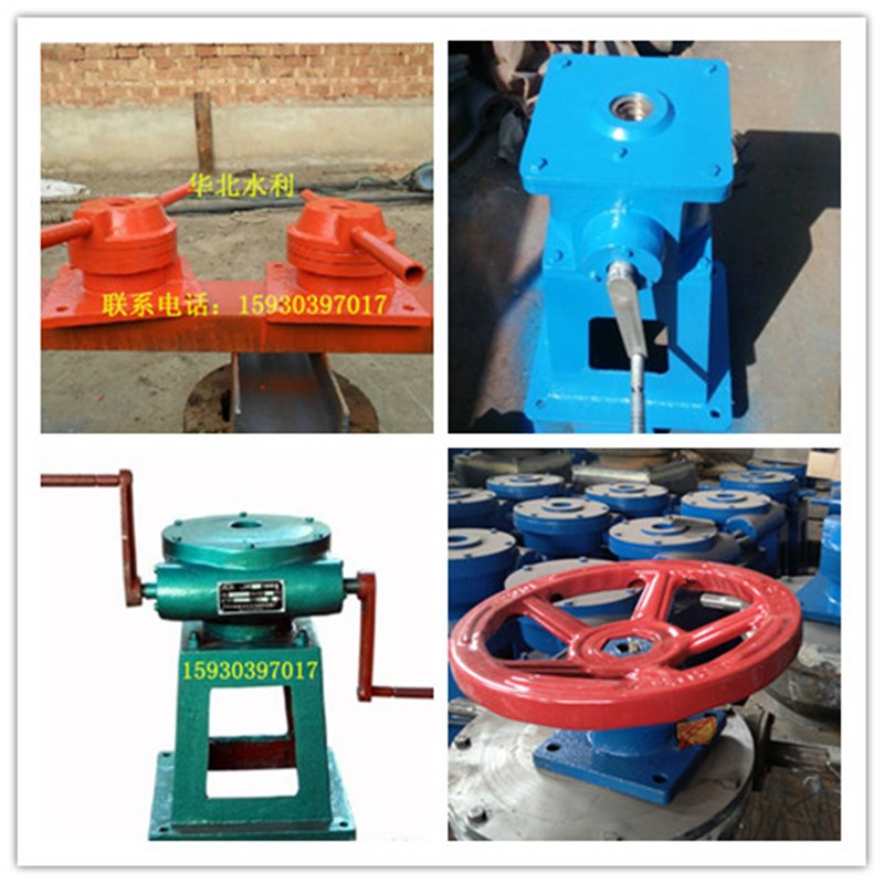手轮螺杆启闭机 2T吨启闭机闸门 螺杆长度2米手动启闭机