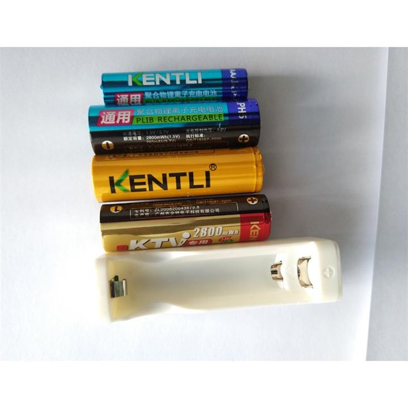 KENTLI金特力5号7号通用锂离子可充电电池 电压电量测试仪测试器