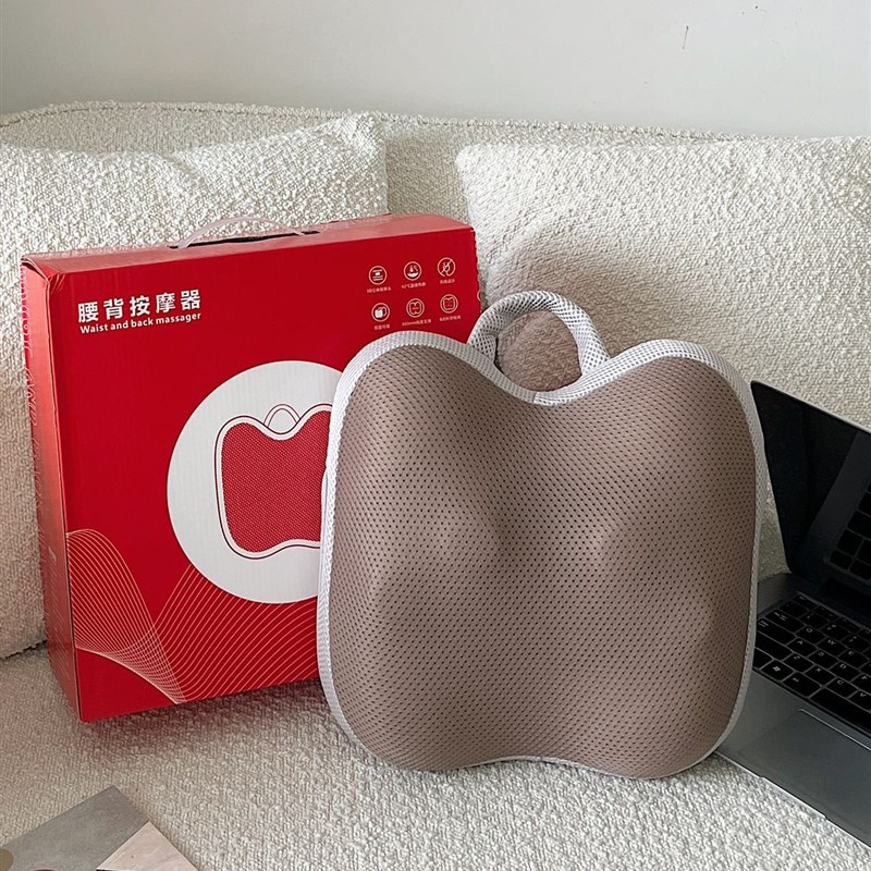 腰颈椎按摩器颈肩腰背腿部全身车载家用多功能枕垫电动按摩仪礼品