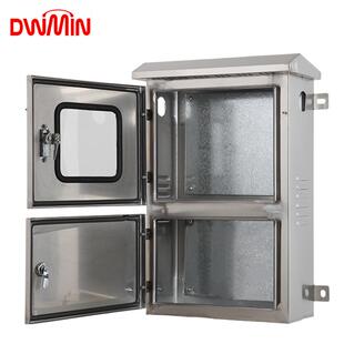 热销户外304不锈钢配电箱防雨防水光伏并网布线三相电表箱工厂用