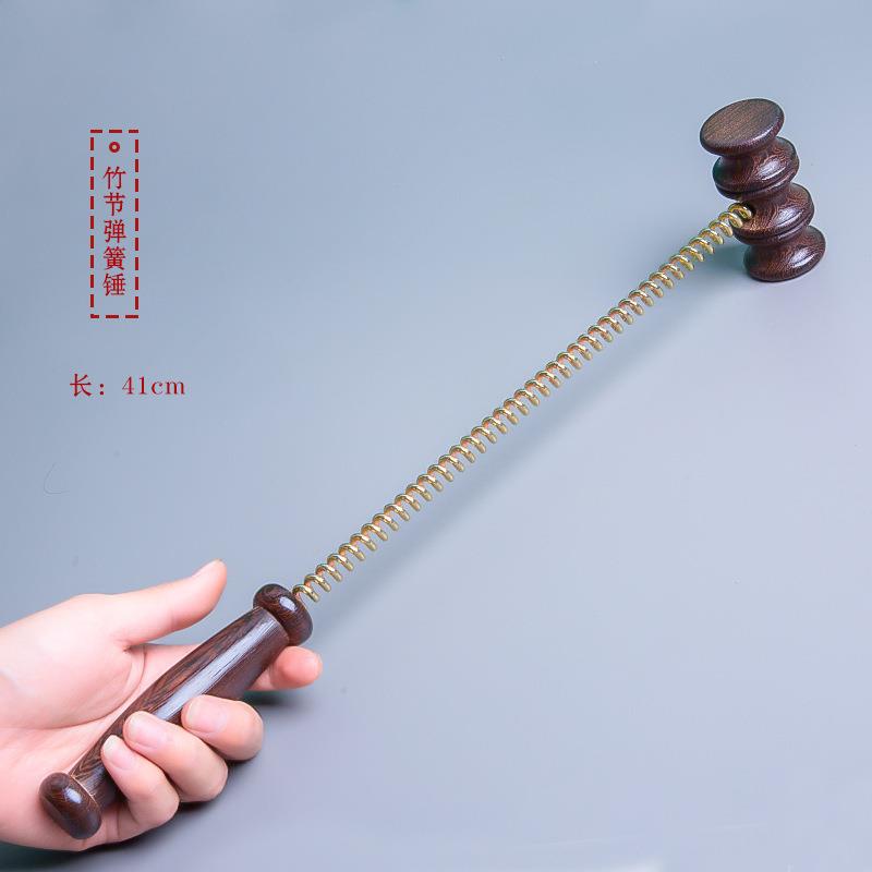 鸡翅木质按摩锤全身经络敲打肩颈拍打棒敲背锤子腰部放松捶背神器