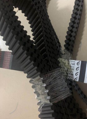 黑色橡胶硅胶8M同步带25T10-1000 16T10-1110 pu聚氨酯同步带开口