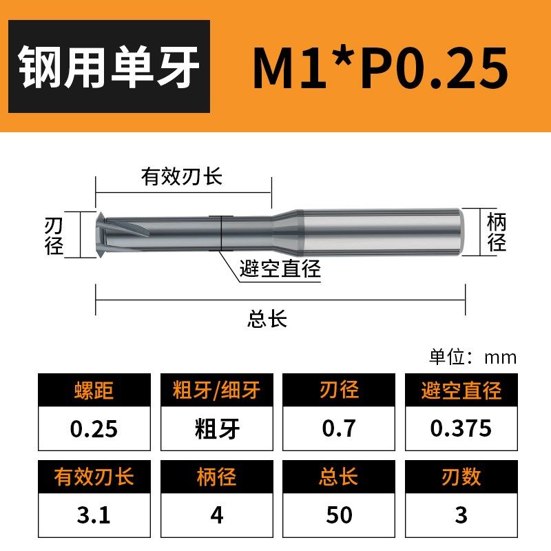 不锈钢专用螺纹铣刀钨钢合金涂层钢用加长铣牙刀加工中心立铣刀M2,个性定制/设计服务/DIY,明信片定制,淘宝优惠券,粉丝福利购,淘宝优惠卷